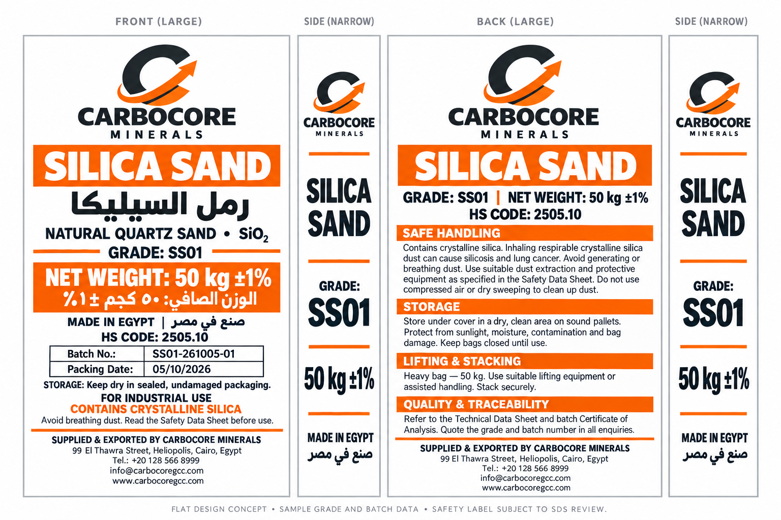 Silica Packaging Logistics 2